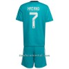 Conjunto (Camiseta+Pantalón Corto) Real Madrid Eden Hazard 7 Tercera Equipación 2021/22 - Niño